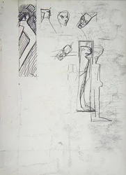 Study for a Decorative Panel: Geometric Figures, for the Cave of the Golden Calf